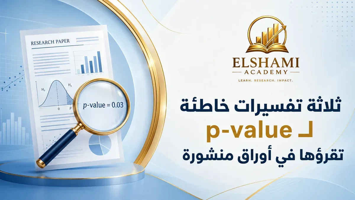 ثلاثة تفسيرات خاطئة لـ p-value تقرؤها في أوراق منشورة — أكاديمية الشامي