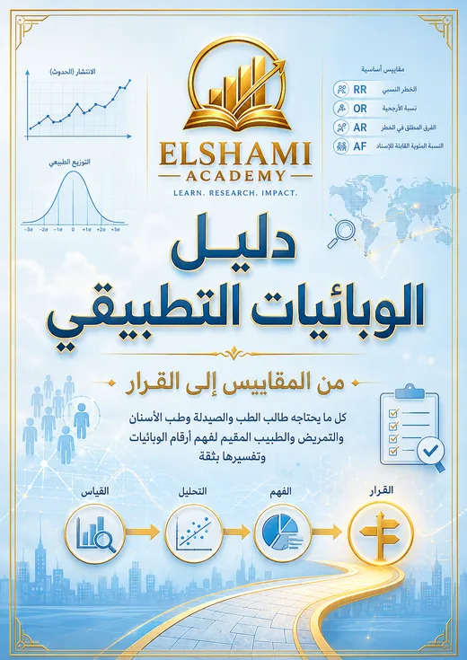 غلاف دليل الوبائيات التطبيقي
